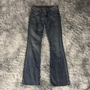 7 for all mankind low rise flare jeans